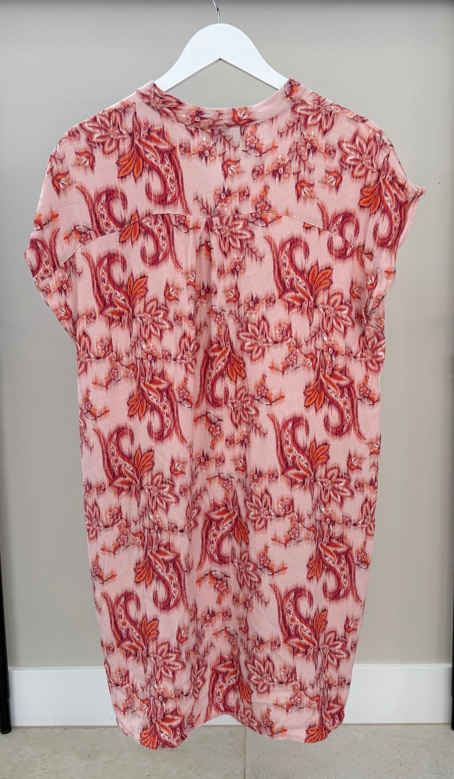 BLUE ILLUSION Pink/Orange Knee Length Dress
