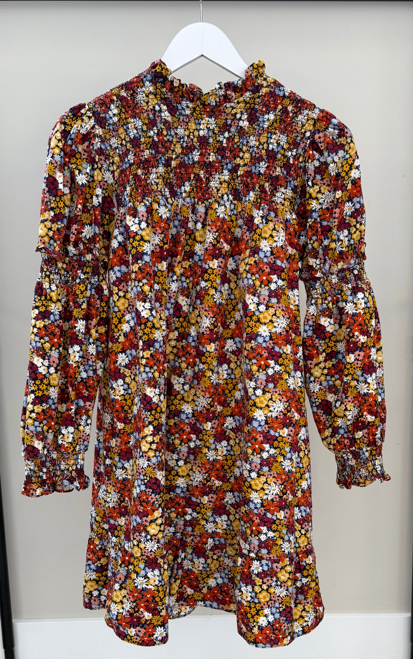 VIOLET ROMANCE Floral Mini-Knee Length Dress