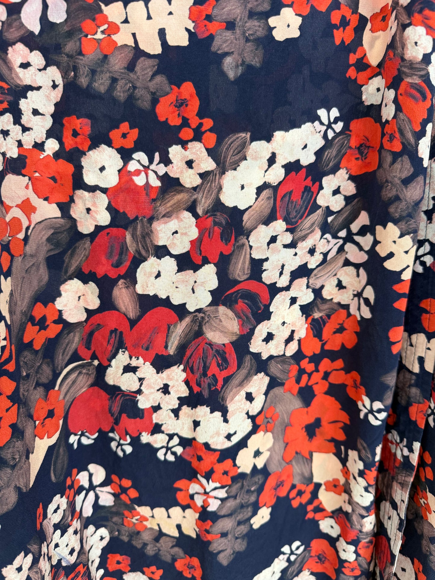 RUBY Floral Maxi Silk Skirt