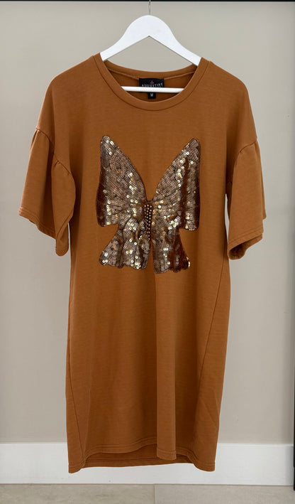 AUGUSTINE Brown Dress
