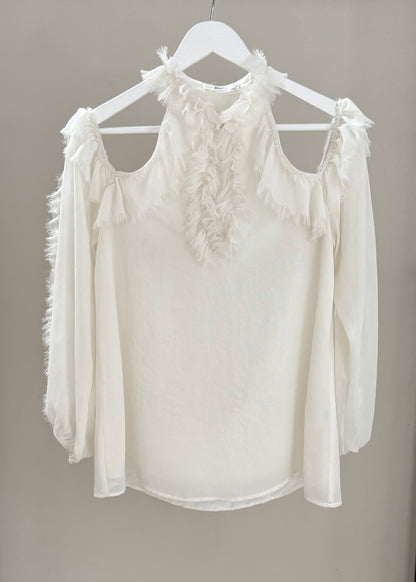 RUBY White Fully Lined Top