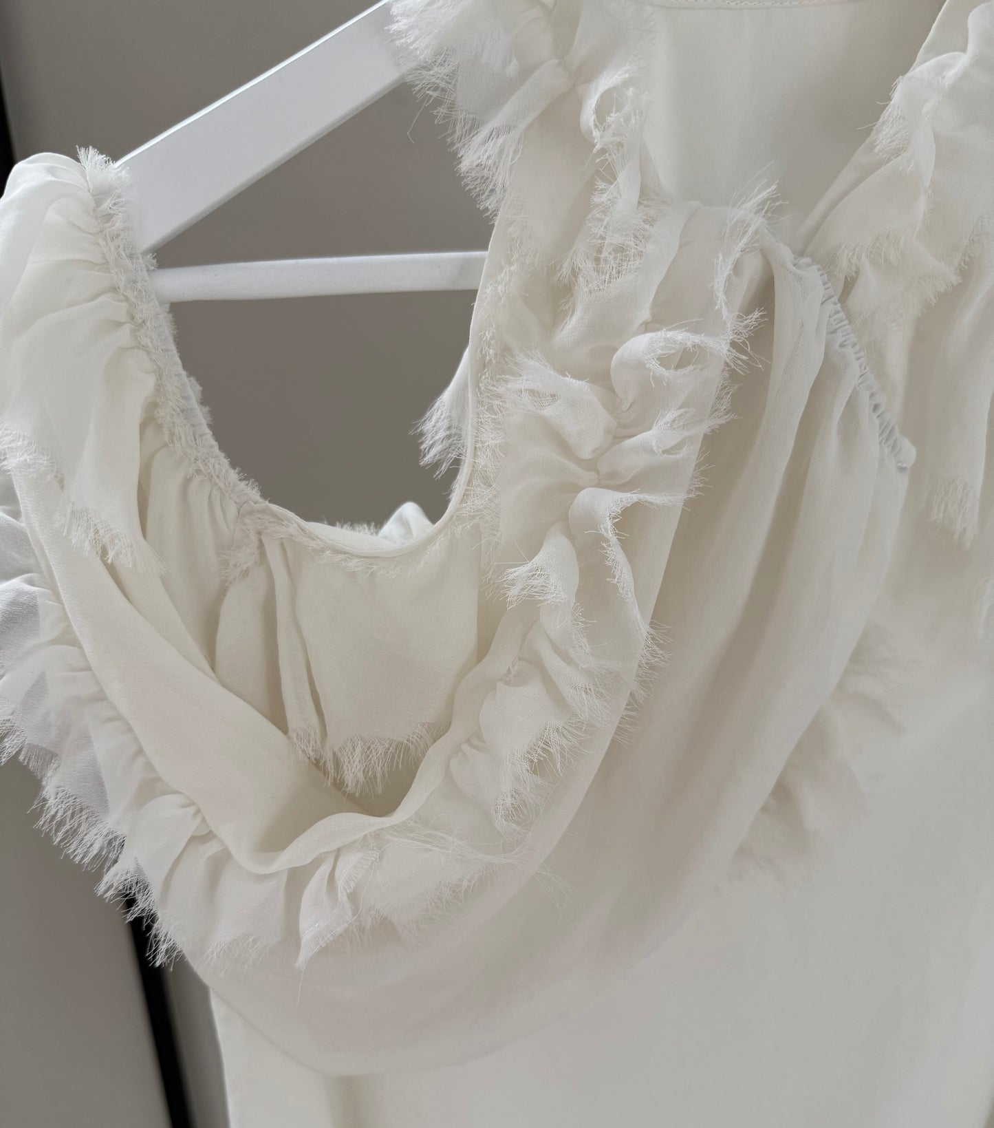 RUBY White Fully Lined Top