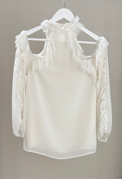 RUBY White Fully Lined Top