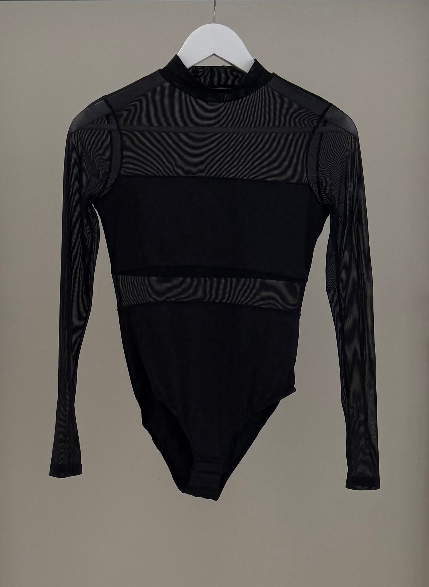 BRAS N THINGS Black Bodysuit