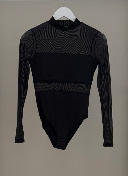 BRAS N THINGS Black Bodysuit