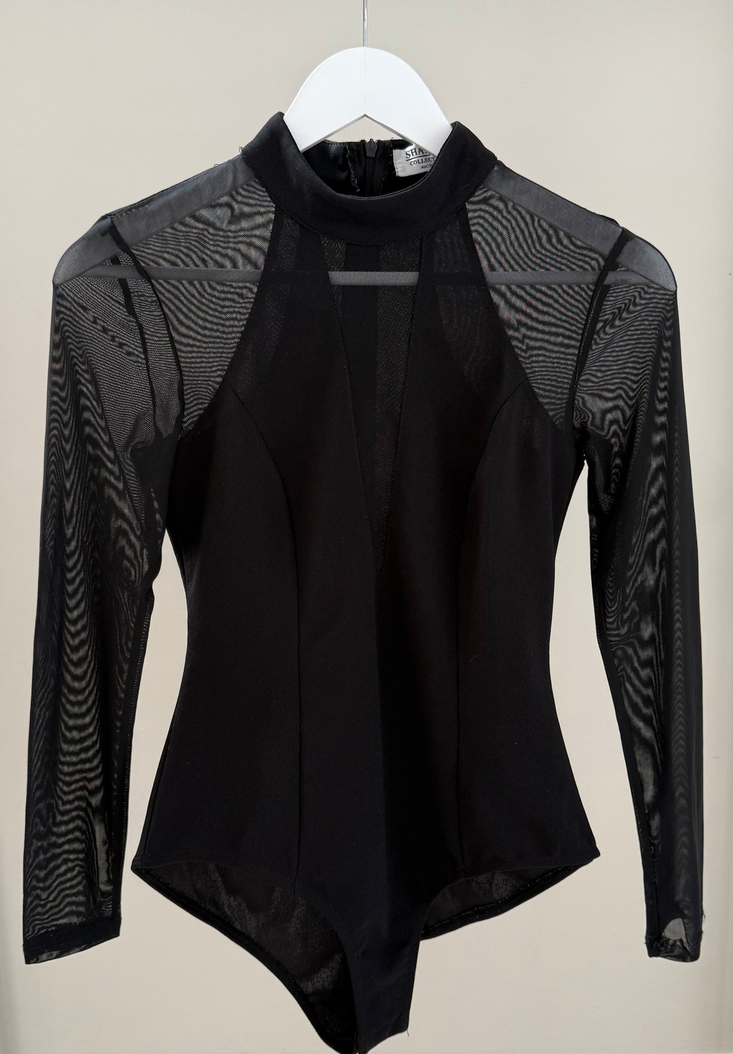 SHAREEN COLLECTIONS Black Bodysuit