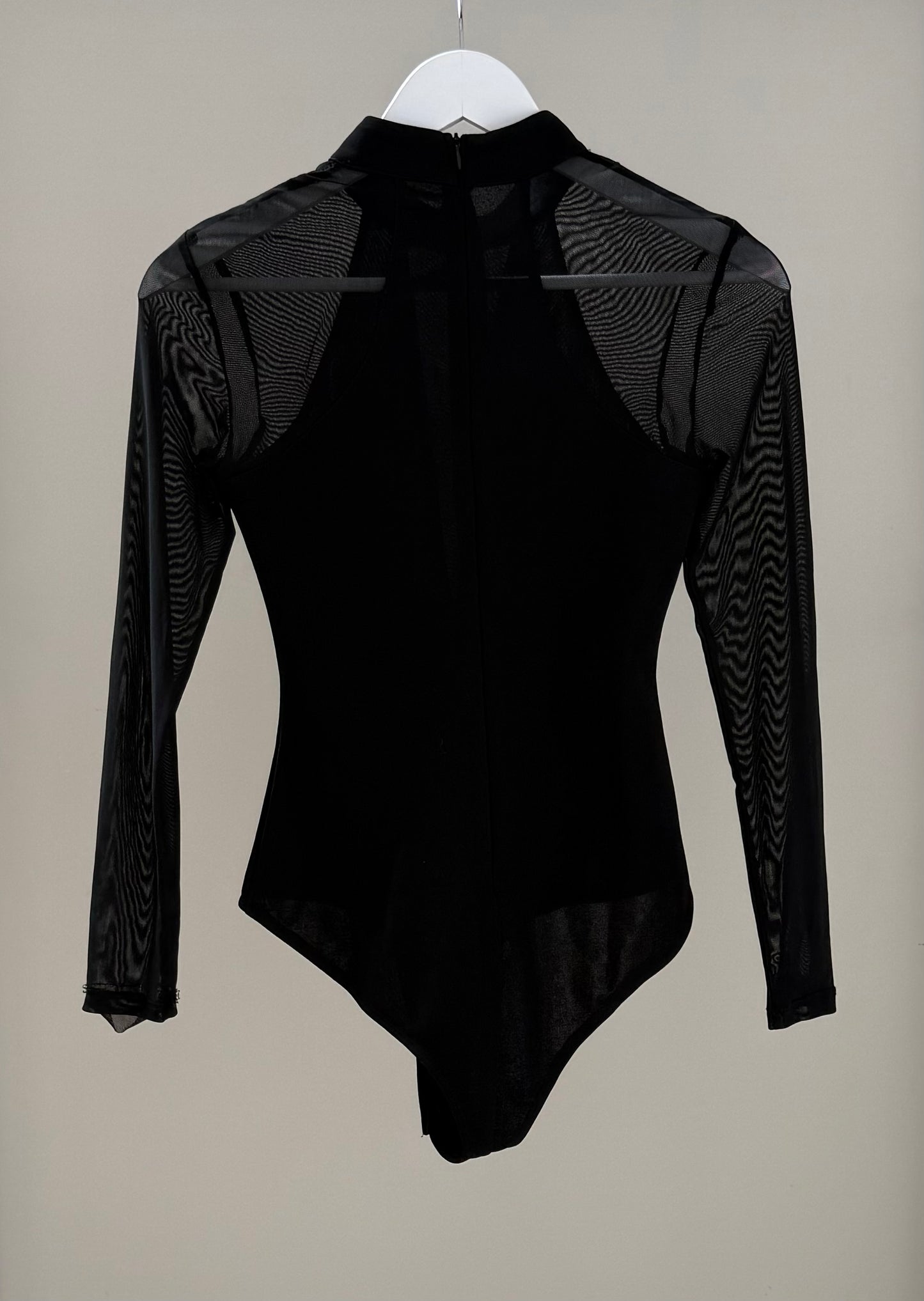 SHAREEN COLLECTIONS Black Bodysuit