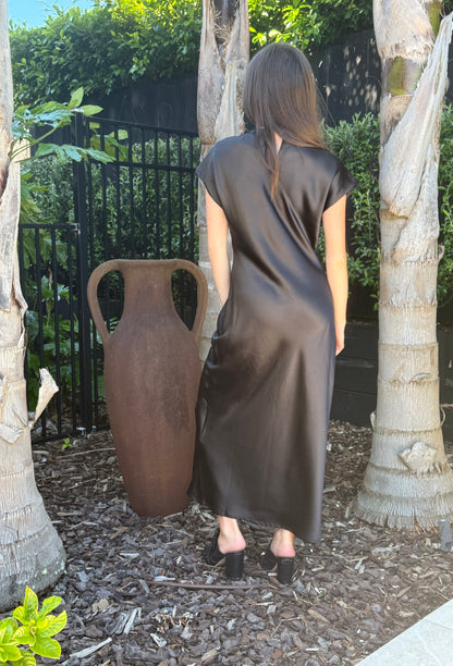 DECJUBA Black Long, Dress/Gown
