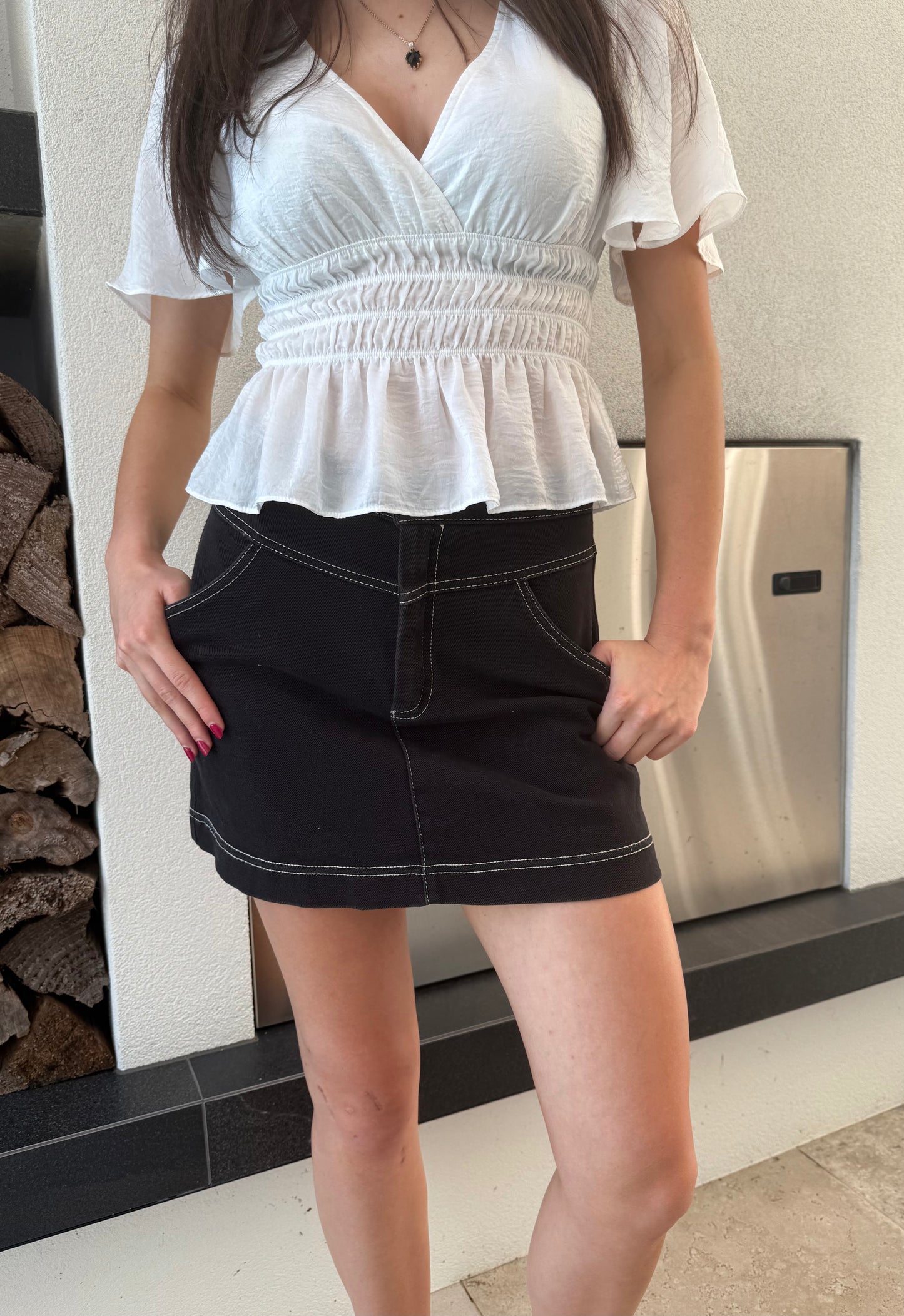 ZARA Black Mini Skirt