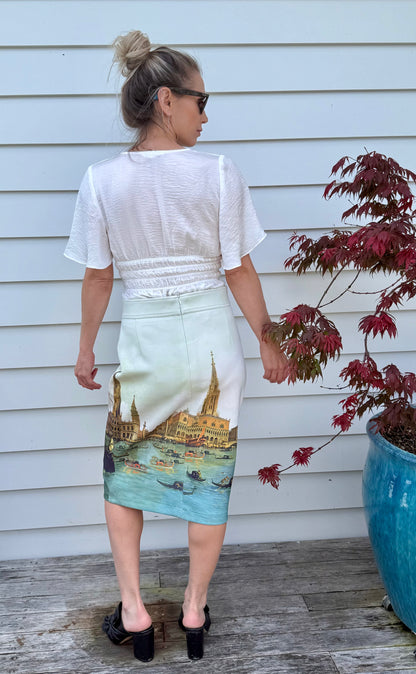 OOBY RYN Midi Pencil Skirt