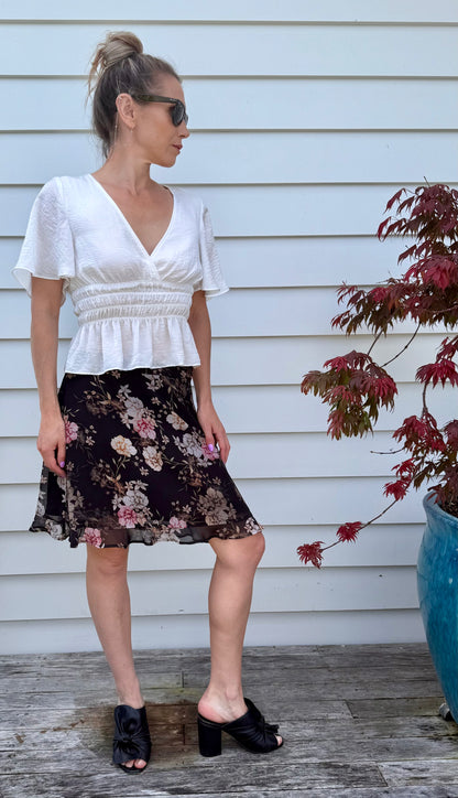 RUBY Mini Floral Skirt