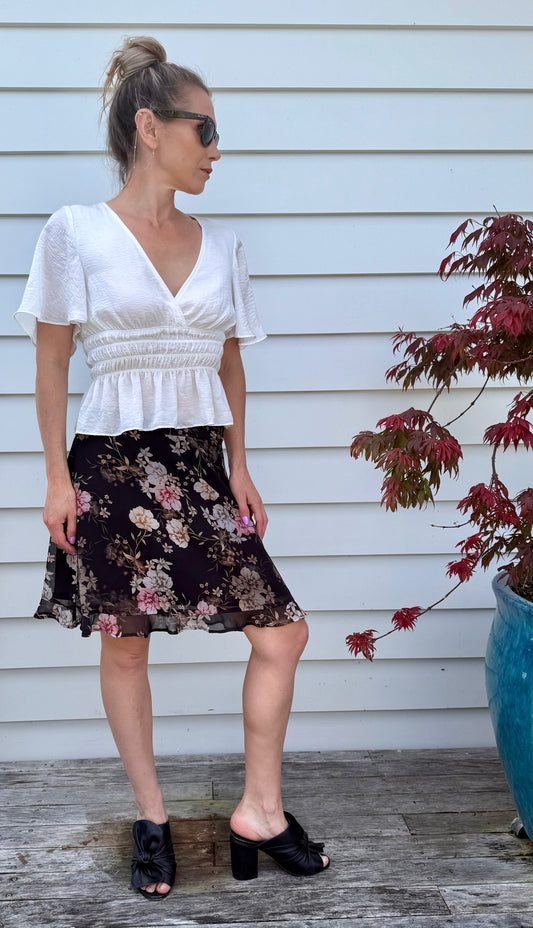 RUBY Mini Floral Skirt