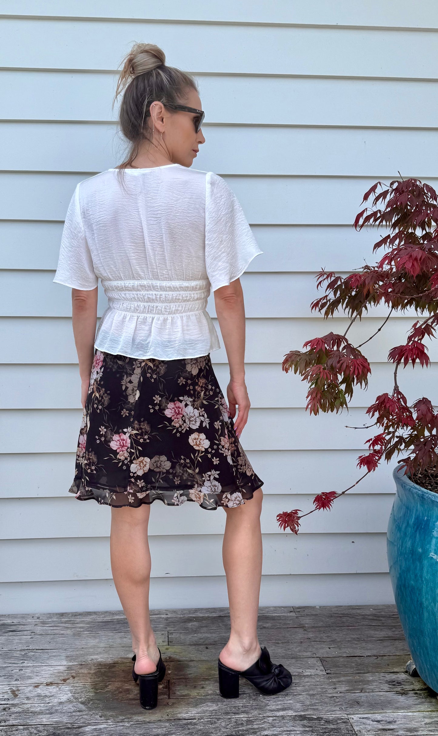 RUBY Mini Floral Skirt