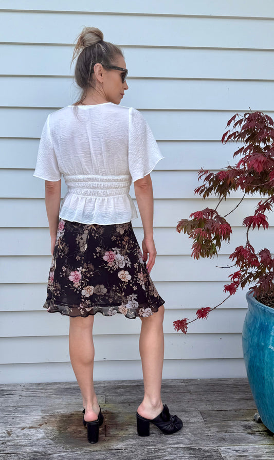RUBY Mini Floral Skirt
