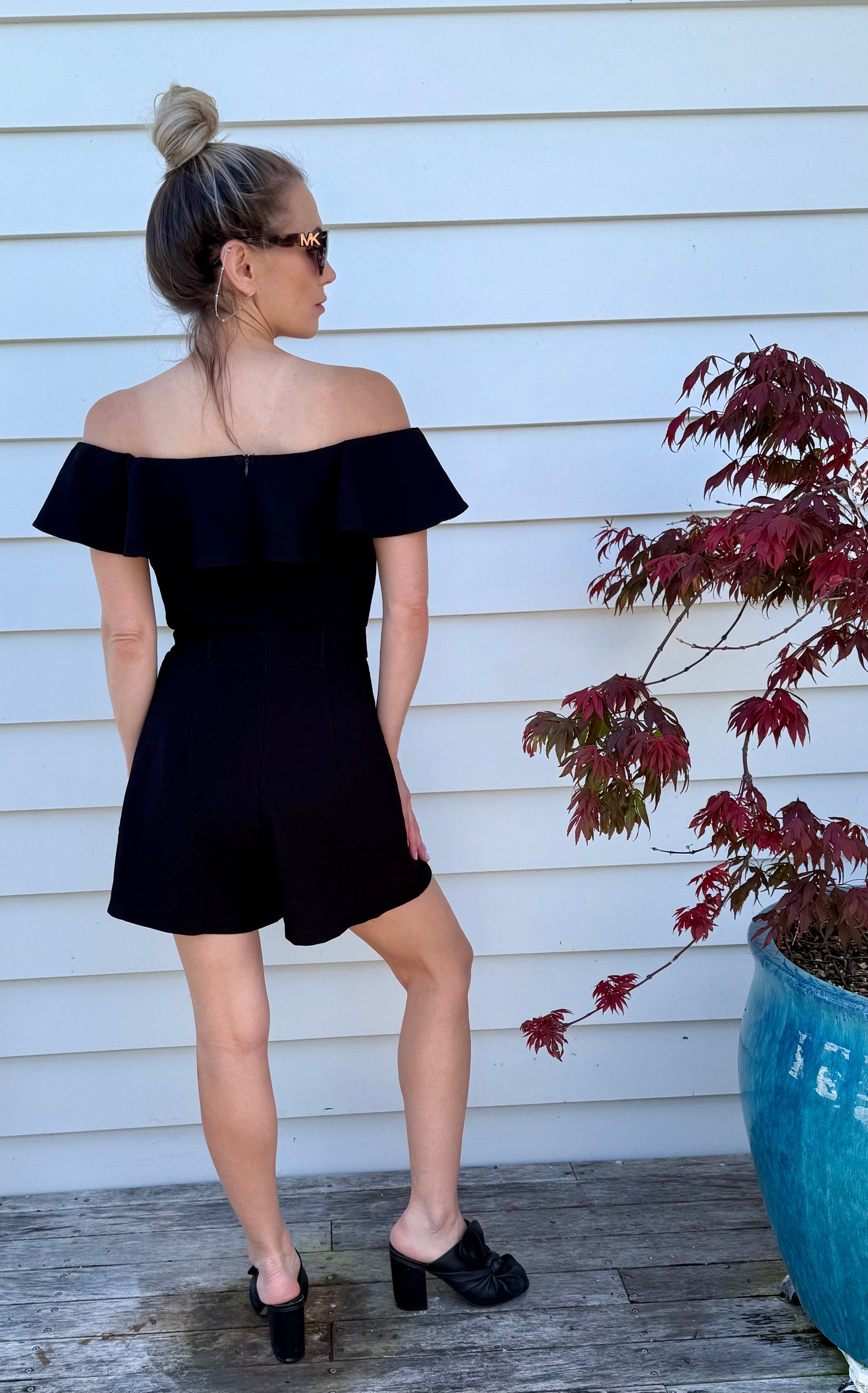 DOTTI Black Playsuit