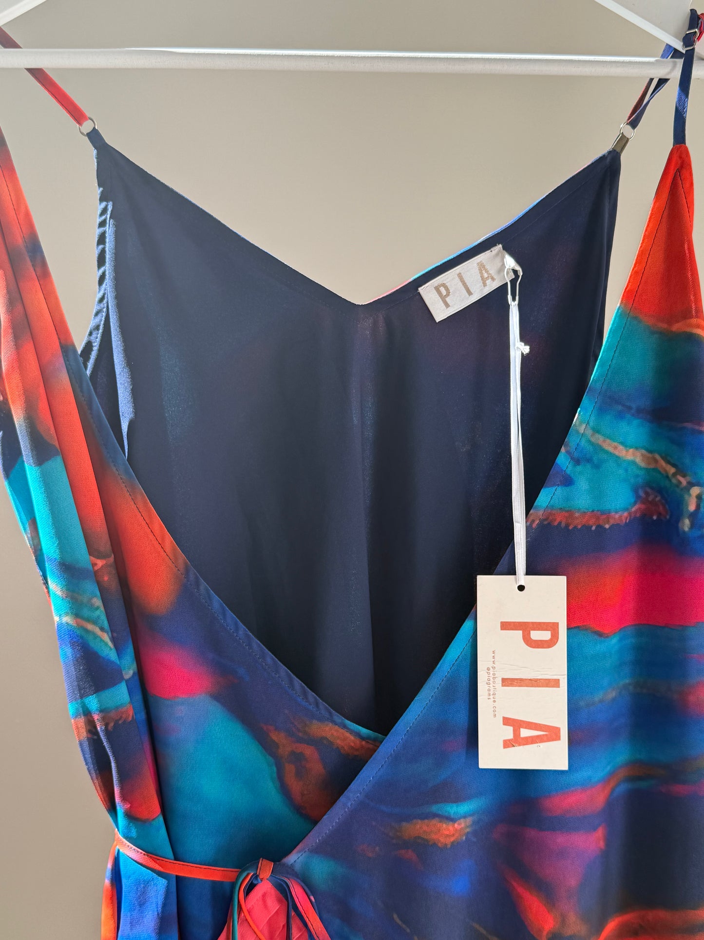 PIA Vibrant Colors Mini Length Dress