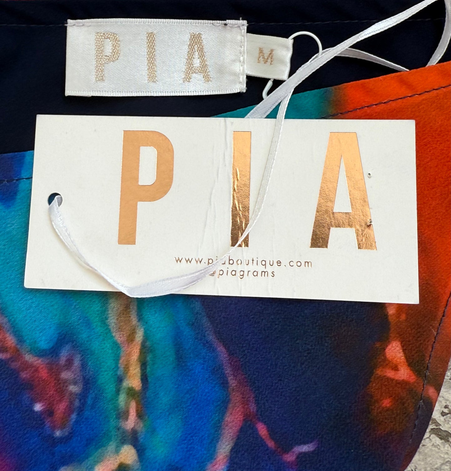 PIA Vibrant Colors Mini Length Dress