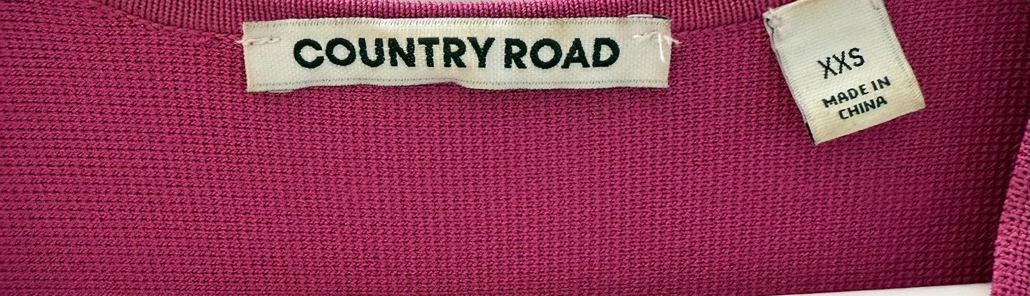 COUNTRY ROAD Pink Wrap Top
