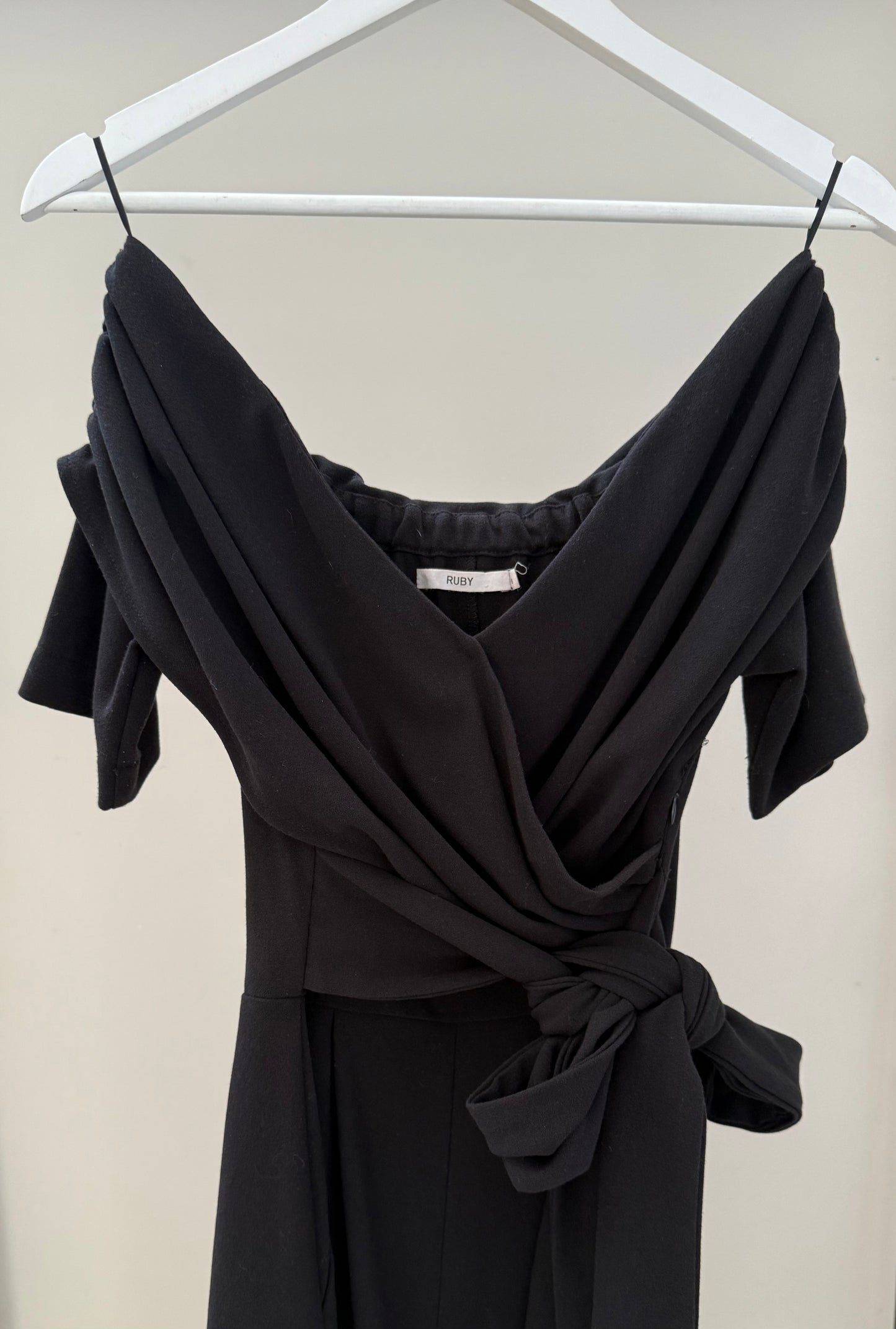 RUBY Black Playsuit
