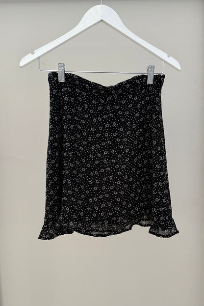 RUBY Black/White Floral Skirt AND Top Outfit Set