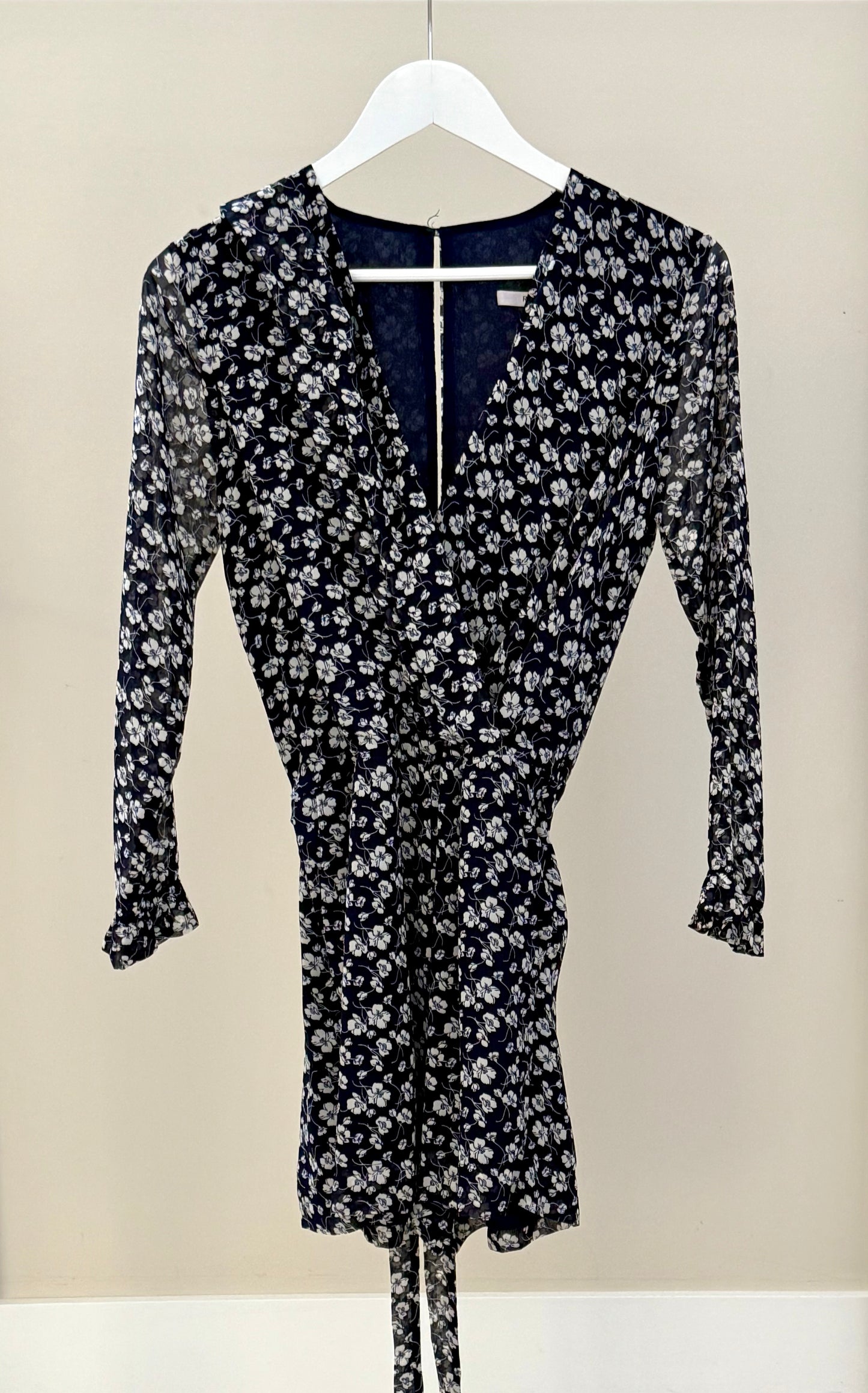 RUBY Blue Floral Playsuit