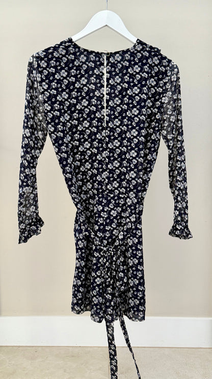 RUBY Blue Floral Playsuit