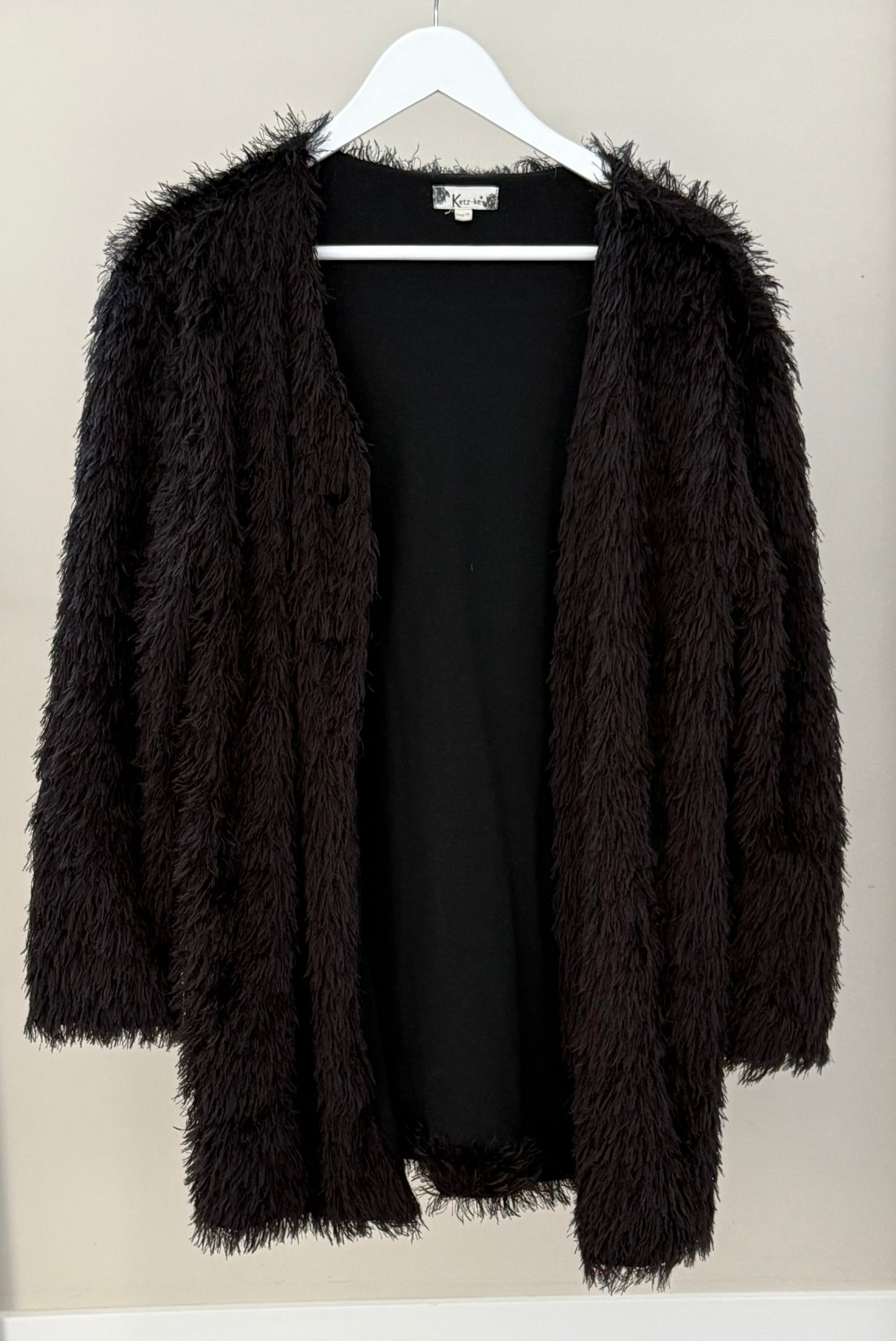 KETZ-KE Black Fluffy Jacket