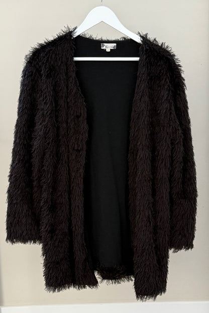 KETZ-KE Black Fluffy Jacket