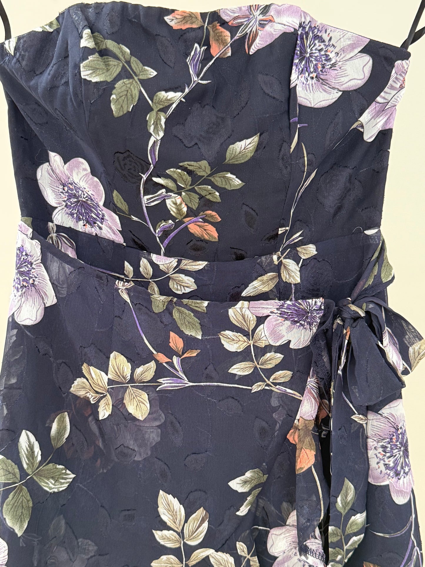 POLLY Blue Floral Mini Dress