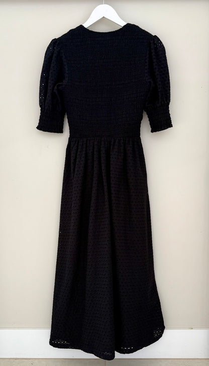 SEED Black Midi-Long Dress