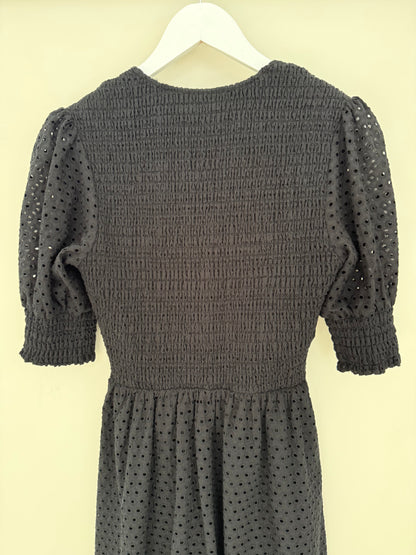 SEED Black Midi-Long Dress