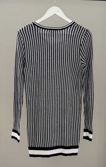 SEED Dark Blue/White Mini Dress