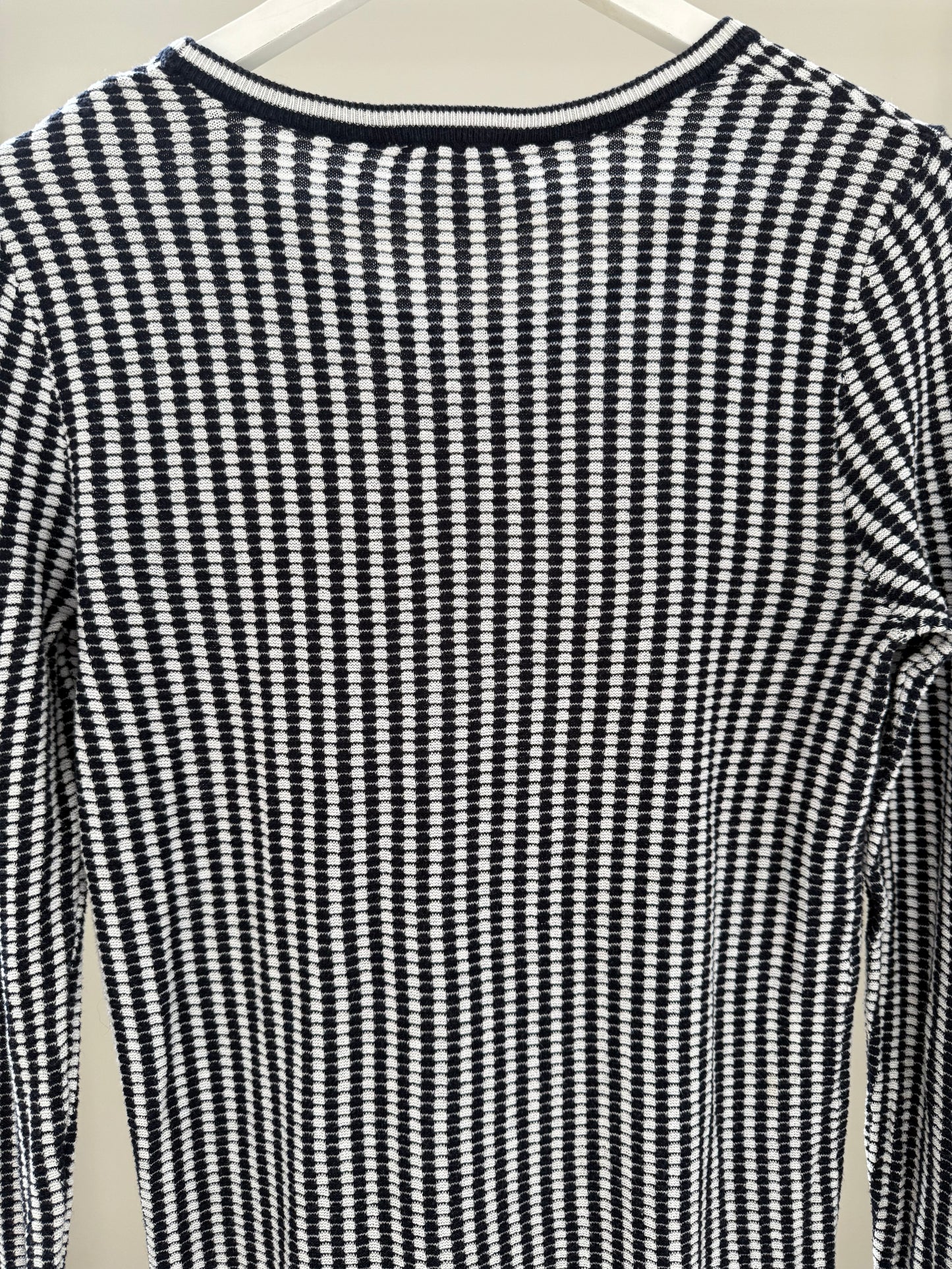 SEED Dark Blue/White Mini Dress