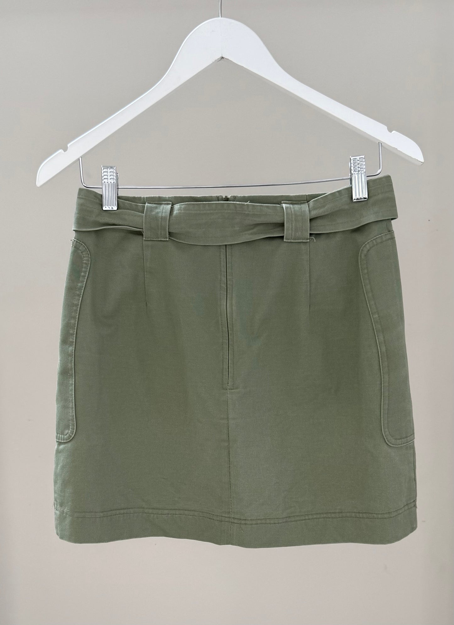 RUBY Green Mini Skirt
