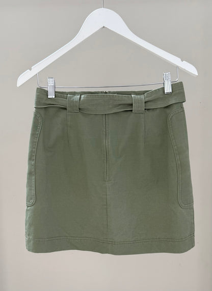 RUBY Green Mini Skirt