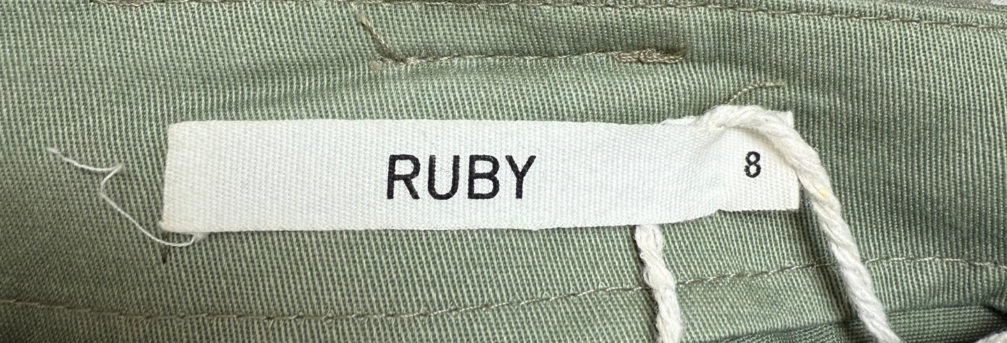 RUBY Green Mini Skirt