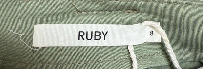 RUBY Green Mini Skirt