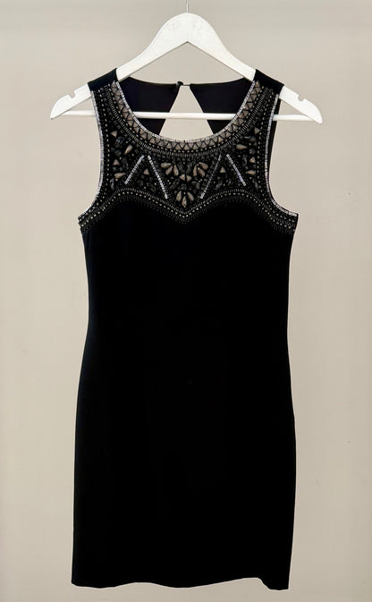 FOREVER NEW Black Mini-Knee Length Dress