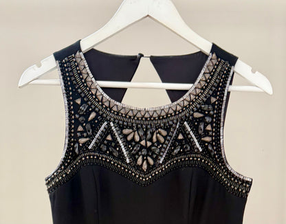 FOREVER NEW Black Mini-Knee Length Dress
