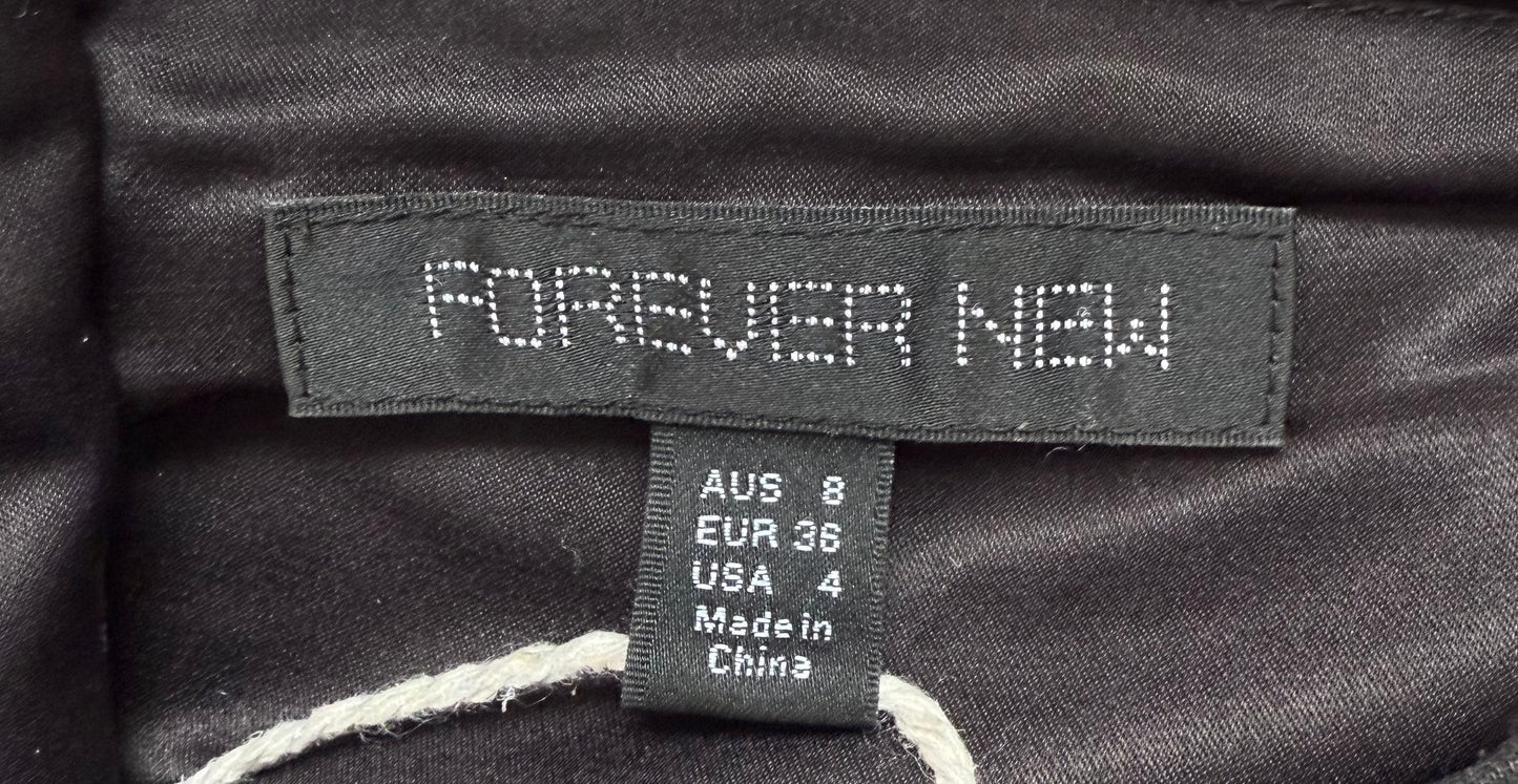 FOREVER NEW Black Mini-Knee Length Dress