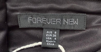 FOREVER NEW Black Mini-Knee Length Dress