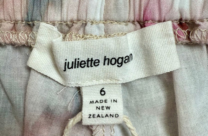 JULIETTE HOGAN Floral Silk Pants/Trousers