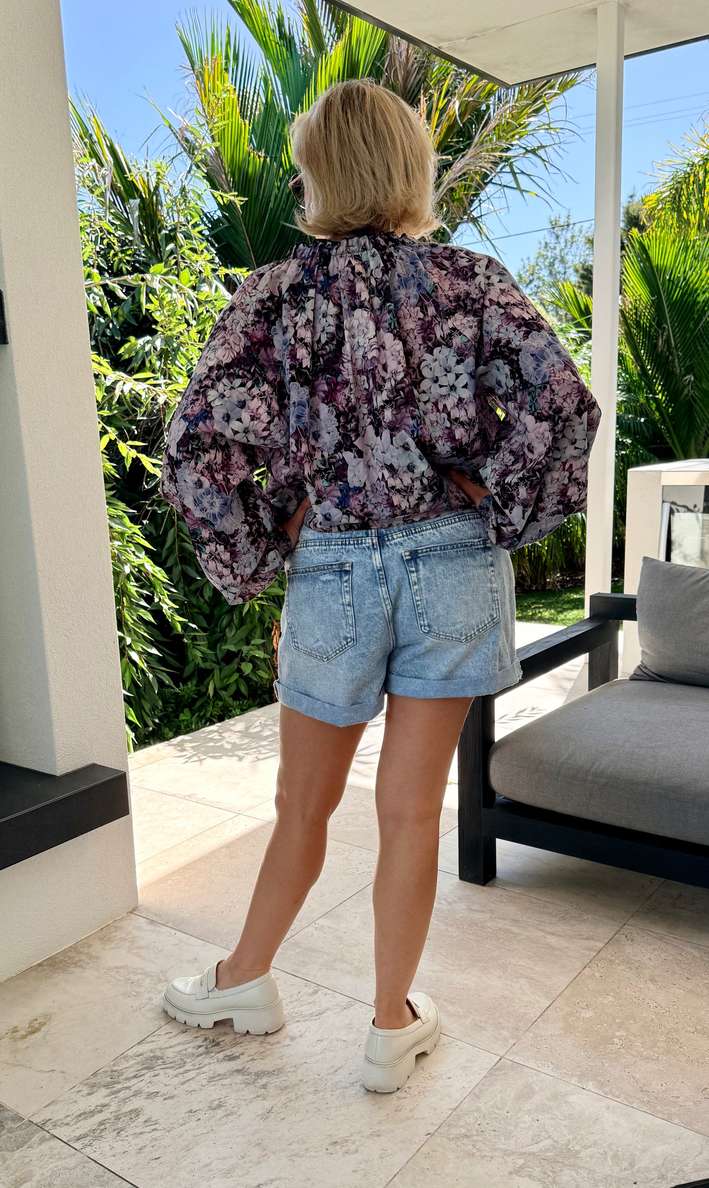 DECJUBA Blue Denim Shorts
