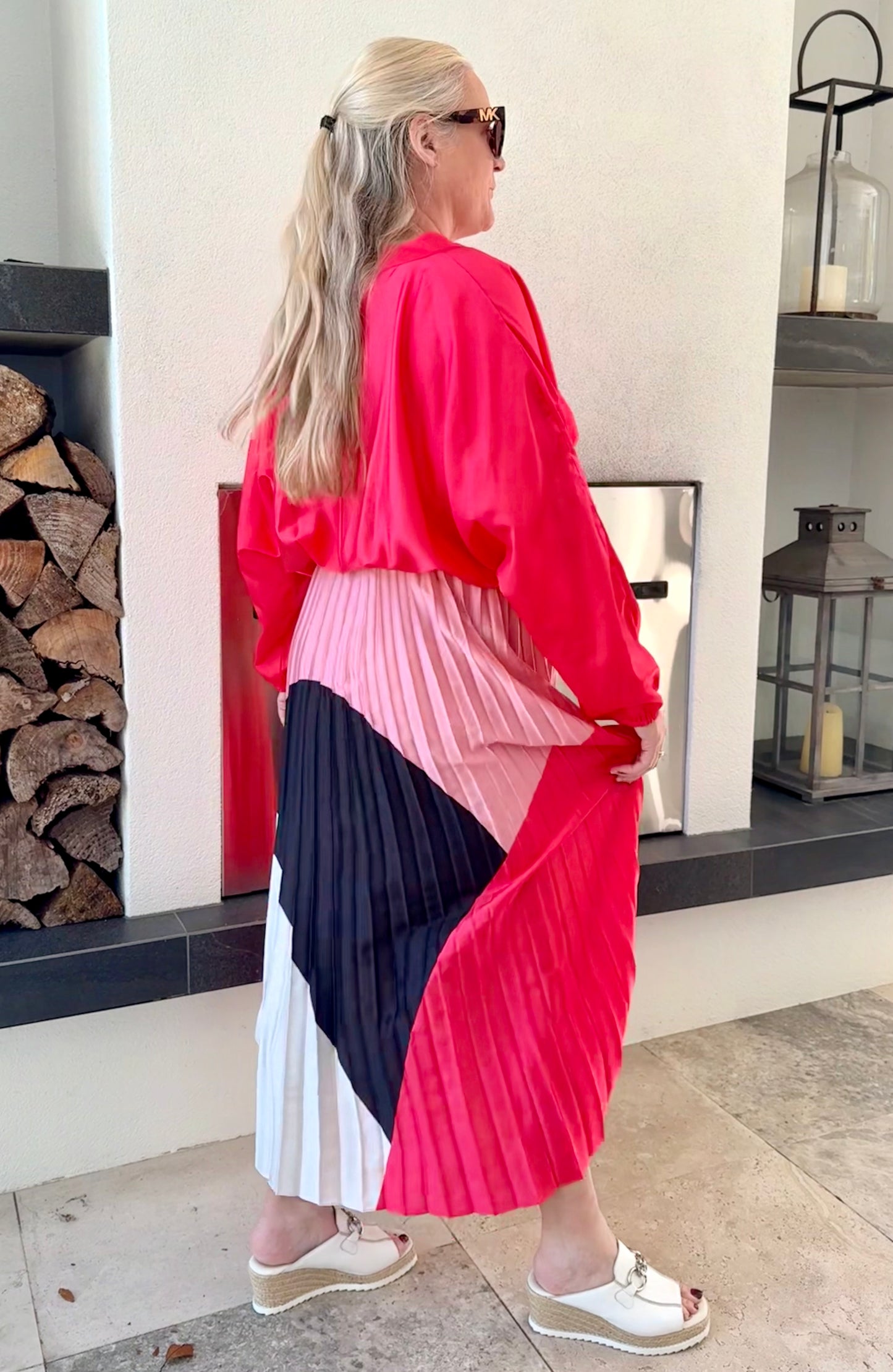 THE OTHERS Pink Maxi Dress