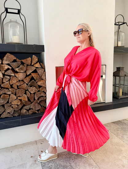 THE OTHERS Pink Maxi Dress