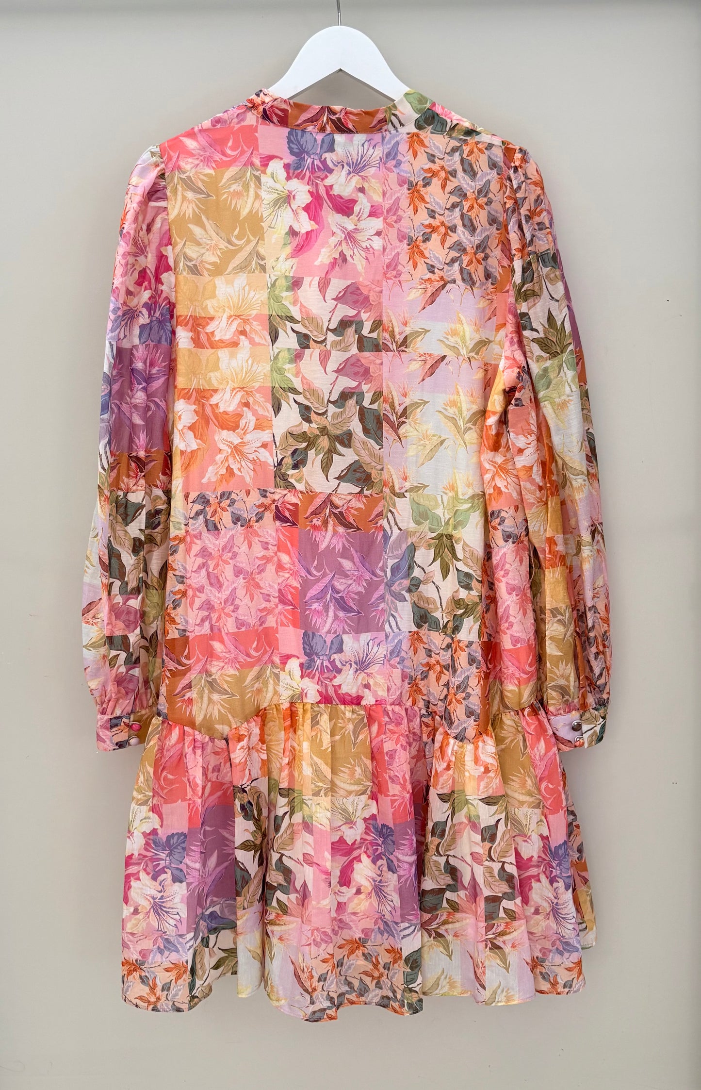 PORTMANS Knee Length Floral Linen Blend Dress - (New With Tags 179.99)
