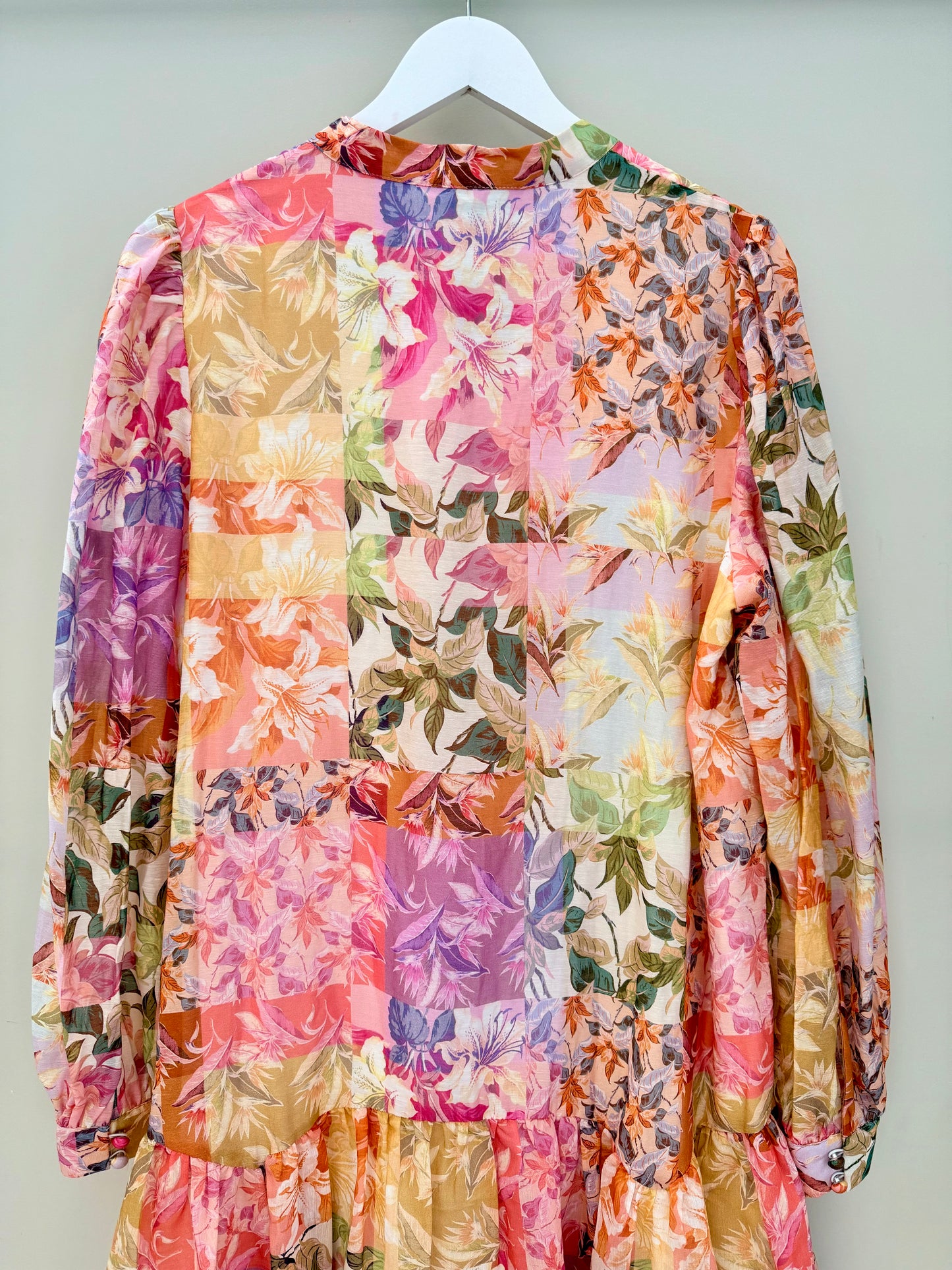PORTMANS Knee Length Floral Linen Blend Dress - (New With Tags 179.99)