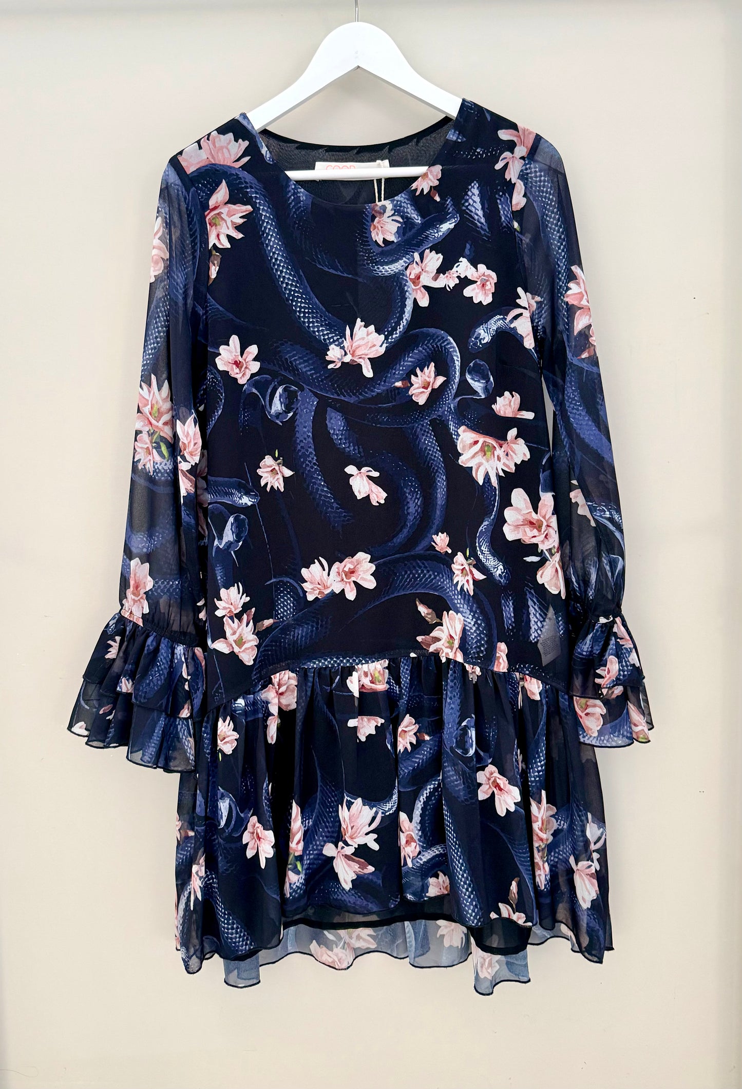 TRELISE COOPER (COOP) Blue Floral Knee Dress