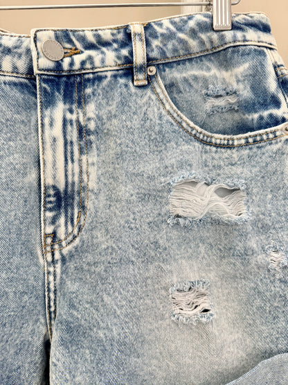 DECJUBA Blue Denim Shorts
