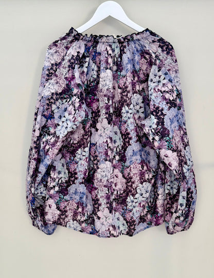 KETZ-KE Purple Floral Top